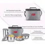 MILTON Delicious Combo Steel Insulated Tiffin, Set of 4, Grey, 4 image