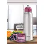 Milton Glassy 1000 Thermosteel 24 Hours Hot and Cold Water Bottle with Drinking Cup Lid 1 Litre Pink | Leak Proof | Office | Gym | Home | Kitchen | Hiking | Trekking | Travel, 4 image