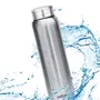 Milton Aqua 1000 Stainless Steel Water Bottle 950 ml Each Set of 3 Silver | 100% Leak Proof | Office Bottle | Gym Bottle | Home | Kitchen | Hiking | Treking Bottle | Travel Bottle, 2 image