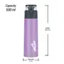 Milton Atlantis 600 Thermosteel Insulated Water Bottle 500 ml Purple | Hot and Cold | Leak Proof | Office Bottle | Sports | Home | Kitchen | Hiking | Treking | Travel | Easy to Carry | Rust Proof, 7 image