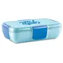 MILTON Snap Lock Insulated Inner Stainless Steel Tiffin Box 800 ml with Inner Stainless Steel Container 175 ml and Spoon Blue | Food Grade | Easy to Carry | Easy to Clean, 2 image