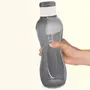 MILTON I Go Flip Plastic Water Bottle Set of 6 750 ml Each Grey | Sports | Gym | Home | Kitchen | Travel Bottle | Hiking | Treking | Reusable, 6 image