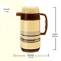 MILTON Regal Tuff Inner Stainless Steel Jug 1 Litre 1 Piece Brown | Bpa Free | Hot And Cold | Easy To Carry | Leak Proof | Tea | Coffee | Water | Hot Beverages 1 Liter, 6 image