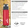 Milton Atlantis 600 Thermosteel Insulated Water Bottle 500 ml Red | Hot and Cold | Leak Proof | Office Bottle | Sports | Home | Kitchen | Hiking | Treking | Travel | Easy to Carry | Rust Proof, 6 image