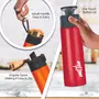 Milton Atlantis 600 Thermosteel Insulated Water Bottle 500 ml Red | Hot and Cold | Leak Proof | Office Bottle | Sports | Home | Kitchen | Hiking | Treking | Travel | Easy to Carry | Rust Proof, 5 image