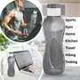 MILTON I Go Flip Plastic Water Bottle Set of 6 750 ml Each Grey | Sports | Gym | Home | Kitchen | Travel Bottle | Hiking | Treking | Reusable, 4 image