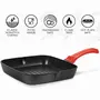 Milton Pro Cook Die Cast Aluminium Grill Pan 24 cm Black | Non Stick | Flame & Hot Plate Safe | Food Grade | Dishwasher Safe, 3 image