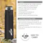 Milton Atlantis 600 Thermosteel Insulated Water Bottle 500 ml Black | Hot and Cold | Leak Proof | Office Bottle | Sports | Home | Kitchen | Hiking | Treking | Travel | Easy to Carry | Rust Proof, 6 image