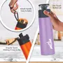 Milton Atlantis 600 Thermosteel Insulated Water Bottle 500 ml Purple | Hot and Cold | Leak Proof | Office Bottle | Sports | Home | Kitchen | Hiking | Treking | Travel | Easy to Carry | Rust Proof, 5 image