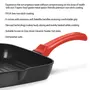 Milton Pro Cook Die Cast Aluminium Grill Pan 24 cm Black | Non Stick | Flame & Hot Plate Safe | Food Grade | Dishwasher Safe, 5 image
