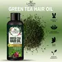Luxura Sciences Green Tea Hair Oil with Onion Oil 200ml for Hair Improvement for Winter special., 4 image