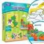 Imagimake Clay Murals Dino - Modeling Clay for Kids - Arts and Crafts for Kids Ages 6-8 - Air Dry Clay for Kids - Gifts for 5, 6, 7, 8 Year Old Boys & Girls - Includes Glass Paint for Kids