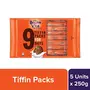Cadbury Bournvita Pro Health Vitamins Chocolate Biscuits, 250 gm Tiffin Pack (Pack of 5), 3 image