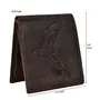 Urban forest Zeus RFID Blocking Leather Wallet for Men, Vintage Brown, Two Fold Wallet, 6 image
