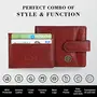 Hammonds Flycatcher RFID Protected Brown Nappa Leather Wallet for Men|5 Card Slots| 1 Coin Pocket|2 Hidden Compartment|2 Currency Slots, Brown, Modern, 4 image