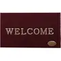 Kuber Industries PVC Anti Skid Welcome Door Mat (Maroon) -CTLTC11179, 3 image