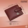 Hammonds Flycatcher RFID Protected Brown Nappa Leather Wallet for Men|5 Card Slots| 1 Coin Pocket|2 Hidden Compartment|2 Currency Slots, Brown, Modern, 6 image