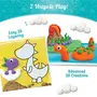 Imagimake Clay Murals Dino - Modeling Clay for Kids - Arts and Crafts for Kids Ages 6-8 - Air Dry Clay for Kids - Gifts for 5, 6, 7, 8 Year Old Boys & Girls - Includes Glass Paint for Kids, 6 image