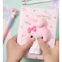 FunBlast Diary for Kids, 3D Squishy Destress Notebook Diary, Diary Notepad, Fancy Diary for kids, Diary for Kids/Adult stylish- 120+ Pages (Pack of 1 Pcs, Multicolor) (My Melody), 2 image
