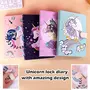 FunBlast Unicorn Lock Notebook Diary for Kids, Fancy Unicorn Design Diary Notepad for College Students (Pack of 1 Pcs ; Random Color), 3 image