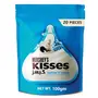 Hersheys Kisses Cookies Creamy White Chocolate Flavour Coating with Crunchy Cookie Bits Irresistibly Delicious Candy Treat with a Twist of Cookies 20 Pieces 100gm (Imported)