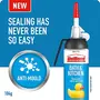 UniBond Bath & Kitchen Sealant (White) Mould Resistant Silicone Sealant Ideal for Showers Toilets Tiles Worktops & More Durable & Waterproof Easy Bathroom Sealant DIY Easy Application 104g, 3 image
