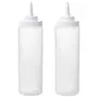 Ikea Plastic Squeeze Bottle 330 ml (Transparent) - Pack of 2