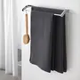 IKEA Highly Absorbent and Soft Cotton One Side with Soft Terry and One with A Nice Waffle Structure Bath Towel Pack of 1 Pc 70X140 cm (Black), 2 image