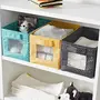 Ikea polyester Square Storage Box (Multicolour ; 18x27x17 cm ) - Pack of 3, 2 image