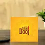 TIED RIBBONS Bhai Dooj Gift Set for Brother with Almonds Hersheys Kisses Moments Chocolates (12 pcs) Box Greeting Card and Moli Roli Chawal Hamper, 4 image