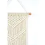 The Decor Hub Macrame Wall Hanging Small Woven Tapestry Wall Art Decor - Beautiful For Boho Home Decor Apartment Nursery Party Decorations, 2 image