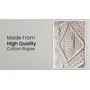 The Decor Hub Extra Large Macrame Cotton Rope Handmade Wall Hanging Tapestry Abstract Beige, 2 image