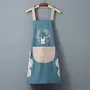 The Magic Makers Kitchen Apron With Front Pocket And Side Coral Velvet For Wiping Hands Towel Pvc Waterproof Unique Design Cooking Fits Men/Women Home Restaurant, 2 image