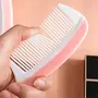 The Magic Makers Dressing Comb For Women & Men Fine Tooth And Wide Tooth Hair Comb Pink & White Styling Comb Set (Pack Of 2), 6 image