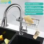 The Magic Makers Soap Holder For Kitchen Sink Soap Holder Stainless Steel Faucet Rack For Kitchen Sink Stand Sponge Holder For Kitchen Sink Dish Soap Holder For Kitchen Sink Rack For Kitchen Soap Holder Sink, 3 image