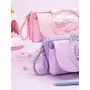 The Magic Makers 1Pc Pencil Case Large Capacity Stationery Bag Side Pockets Pouch With Zipper Closure Portable Makeup Case Cute For Students Girls Adults Office (Cat Purple), 7 image