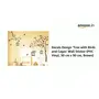 The Magic Makers Tree With Birds And Cages' Wall Sticker (Pvc Vinyl 30 Cm X 90 Cm Brown), 2 image