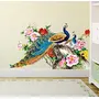 The Magic Makers Peacock Birds Nature' Wall Sticker (Pvc Vinyl 60 Cm X 90 Cm)Multicolour, 4 image