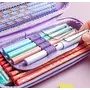 The Magic Makers 1Pc 3D Pencil Case Large Capacity Pencil Pouch Bag For Boys & Girls Students With Zip Closure Portable Stationery Bag Organizer Eva Unicorn Pink, 7 image