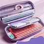 The Magic Makers 1Pc 3D Pencil Case Large Capacity Pencil Pouch Bag For Boys & Girls Students With Zip Closure Portable Stationery Bag Organizer Eva Unicorn Pink, 3 image