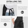 The Magic Makers Apron For Kitchen Waterproof Kitchen | Cotton Aprons For Women Kitchen | Cooking Aprons Adjustable Bib Soft Chef Aprint With 2 Pockets For Men Women Dress, 6 image