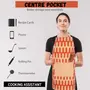The Magic Makers Apron For Kitchen Waterproof Kitchen | Cotton Aprons For Women Kitchen | Cooking Aprons Adjustable Bib Soft Chef Aprint With 2 Pockets For Men Women Dress, 5 image
