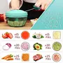 The Magic Makers Bold Vegetable Chopper For Kitchen Kitchen Items For Home All Onion Chopper Vegetable Cutter Chopper &Slicer Vegetable Cutter For Kitchen Gadgets Vegetable Cutter For Kitchen Tools (1000 Ml), 7 image