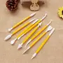 The Magic Makers Molding Tools Set Of 8 Pieces Cake Decorating Kit And Modelling Tools Plastic Tool Kit Crafts Plastic Carving Modelling Tools (Multi-Colour), 6 image
