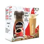 NESCAFE Classic Instant Coffee 200g Jar with Free Cafe Glass & Cork Coaster | 100% Pure Natural Coffee Powder | Rich & Creamy Taste