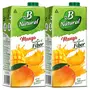 B Natural Mango Juice Goodness of fiber Made with choicest Mangoes 1 litre (Pack of 2)