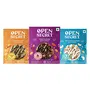 Open Secret Cookies Biscuits Combo Pack Box | Peanut Butter Choco Almond Cashew - Dry Fruit Healthy Snacks| Assorted Cookies | Unjunked Diet Biscuits | No Added Maida | Gift Pack | Pack of 24 Cookies (12 x2)