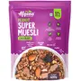 ALPINO Super Chocolate Muesli Nuts & Cookies 400g - 70% Whole Grains & Chocolate Oats 13% Nuts & Cookies - High in Protein Source of Fibre Vegan Breakfast Cereal