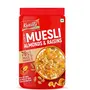 Kwality Muesli Crunchy Almond Raisins and Honey Goodness of Multigrain High in Fibre Source of Vitamin Iron and Protein 1Kg Jar