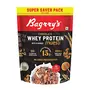 Bagrry's Whey Protein Muesli 750gm Pouch |15gm Protein Per Serve |Chocolate Flavour|Whole Oats & Californian Almonds|Breakfast Cereal|Protein Rich|Premium American Whey Muesli